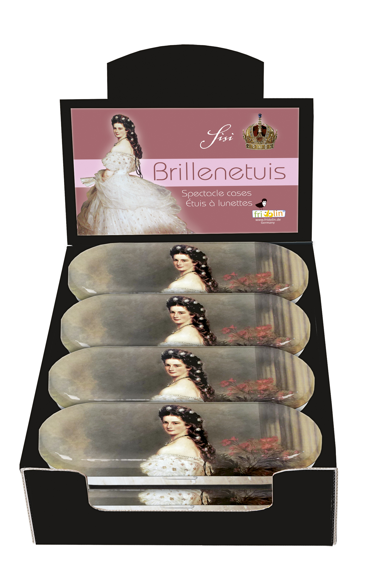 Brilleetuier, Sisi, Borddisplay med 12 stk. TEMA-produkt
