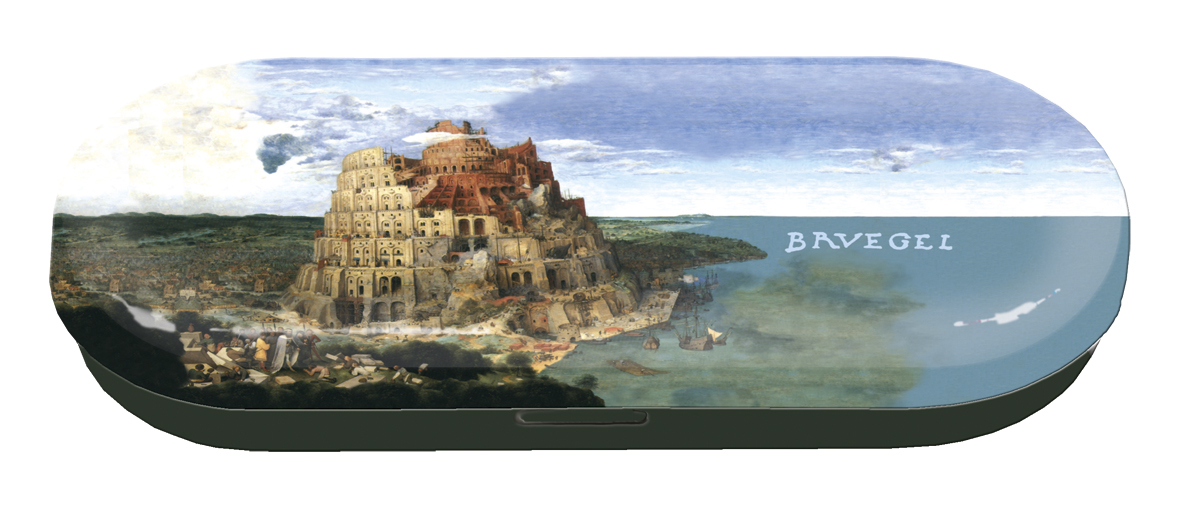 Glasögonetui, Babels torn, Pieter Bruegel, TEMA-produkt