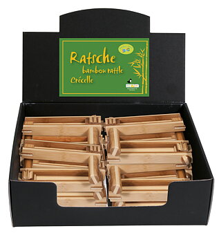 Bambu-skallror, Bordsdisplay med 18 st.