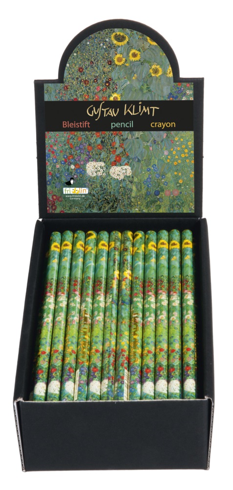 Blyanter, Gustav Klimt,  Borddisplay med 50 stk. TEMA-produkt