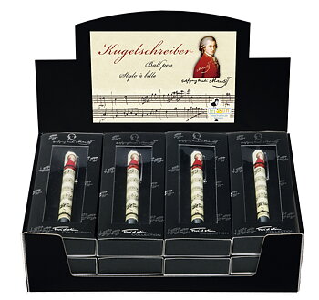 Kuglepenne, Mozart, Borddisplay med 12 stk. TEMA-produkt