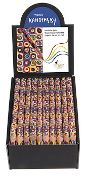 Blyanter med regnbuestift, Kandinsky, Borddisplay med 50 stk. TEMA-produkt