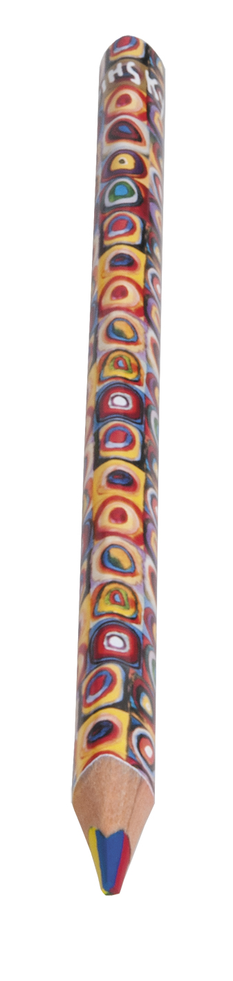 Blyertspennor med regnbågsstift, Kandinsky, Bordsdisplay med 50 st., TEMA-produkt - 2