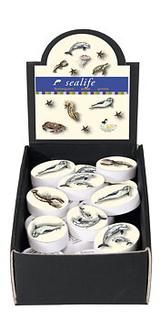 Suddgummin, Sealife, Bordsdisplay med 60 st., TEMA-produkt