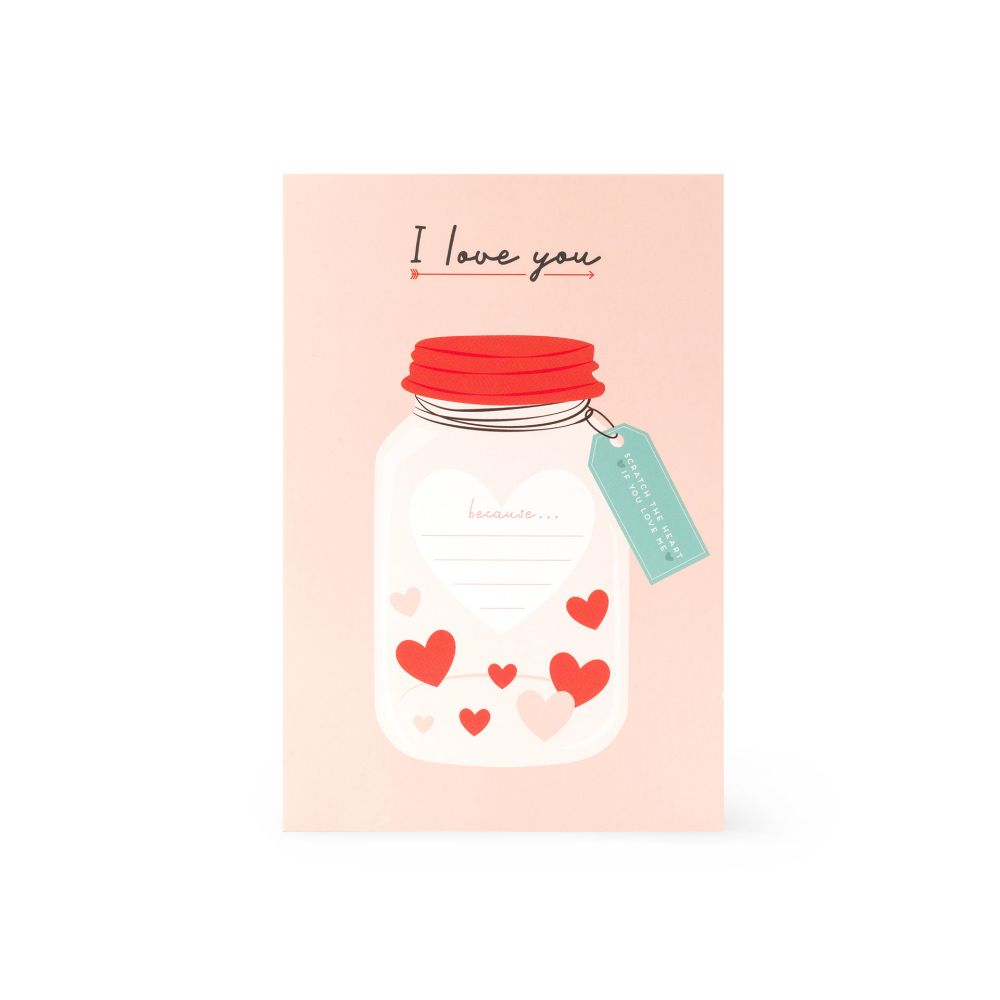 Scratch off card, Heart, kort - 3