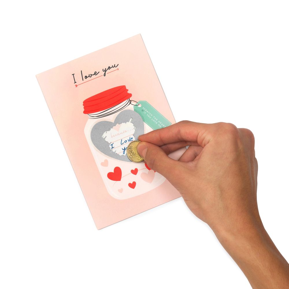 Scratch off card, Heart, kort - 6