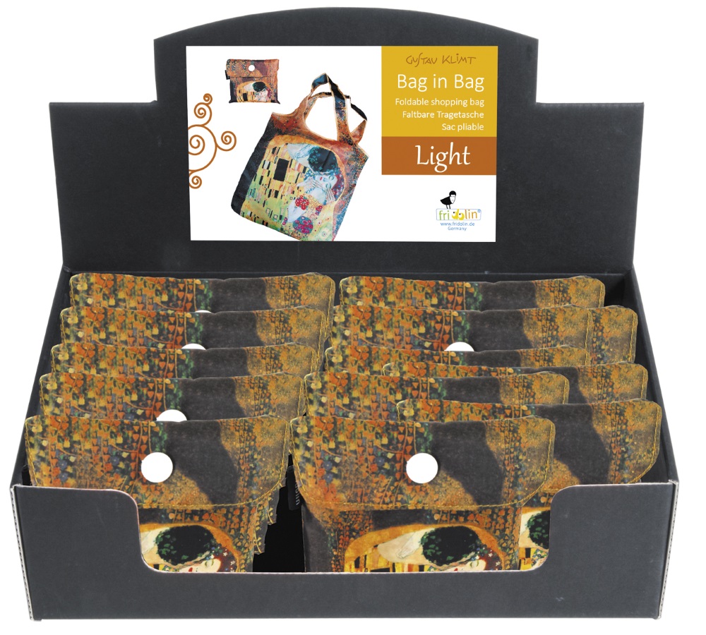 Bag in Bag Lille, Gustav Klimt, Borddisplay med 30 stk. 