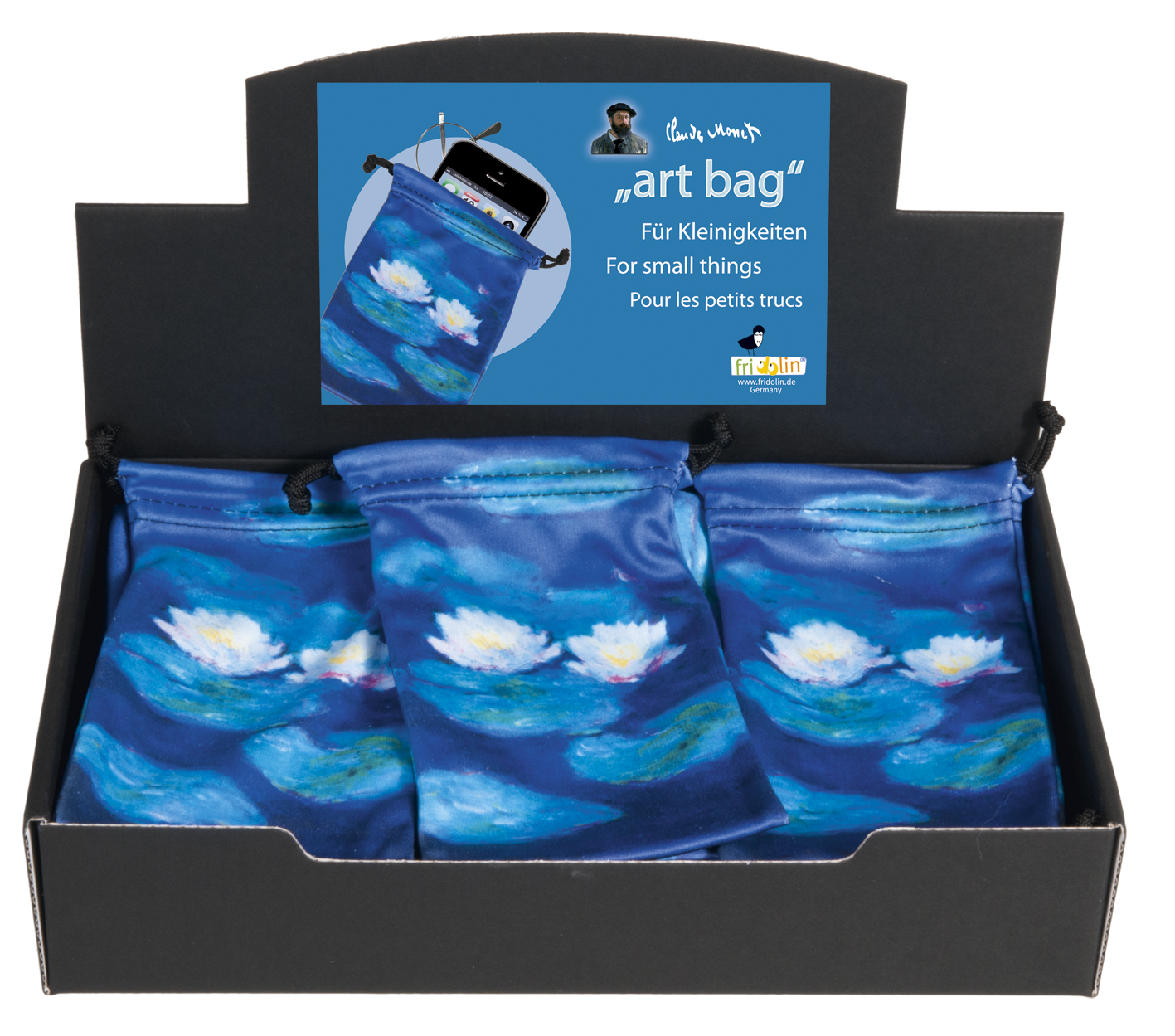 Art Bag, Claude Monet, Bordsdisplay med 24 st., TEMA-produkt