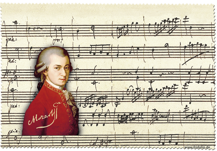 Pudseklud, Wolfgang Amadeus Mozart TEMA-produkt