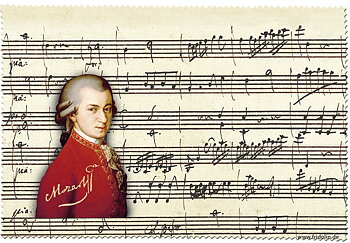 Pudseklud, Wolfgang Amadeus Mozart TEMA-produkt