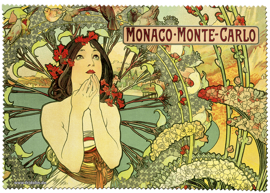 Pudseklud, Monte Carlo, Art Nouveau