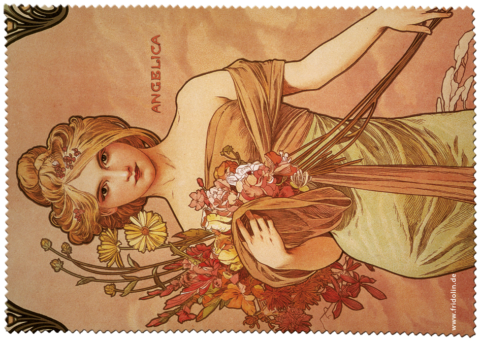 Pudseklud, Angelica, Art Nouveau