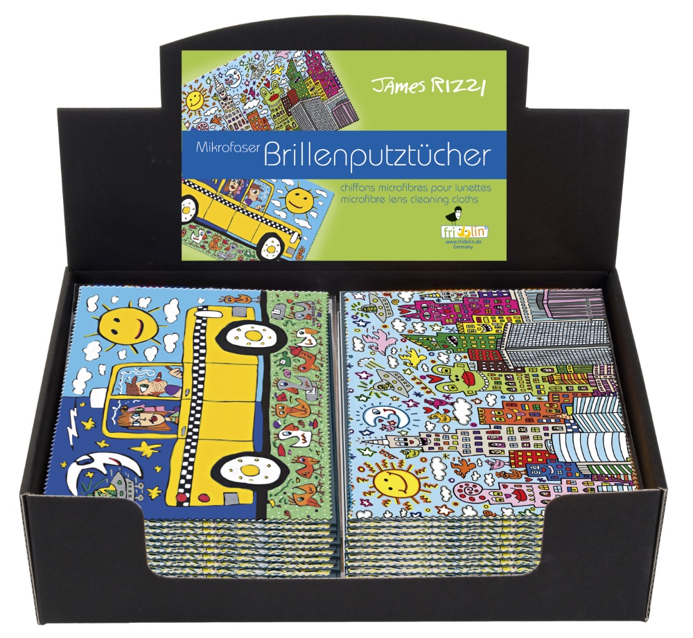 Putsdukar, James Rizzi, Bordsdisplay med 24 st., TEMA-produkt