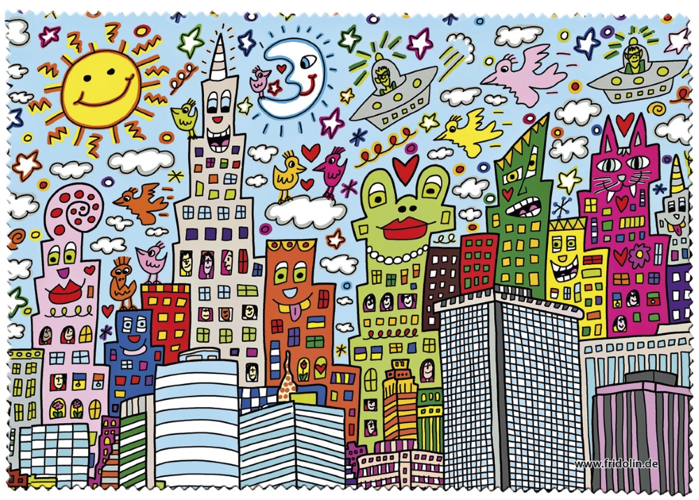 Pudseklud, My New York City, James Rizzi, TEMA-produkt