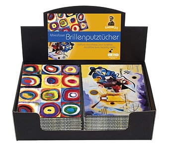Pudseklude, Vasilij Kandinsky, Borddisplay med 24 stk. TEMA-produkt
