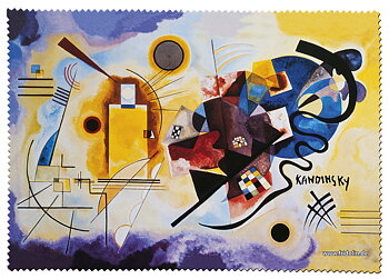Pudseklud, gul-rød-blå, Vasilij Kandinsky, TEMA-produkt
