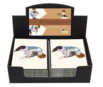 Pudseklude, Egon Schiele, Borddisplay med 24 stk. TEMA-produkt