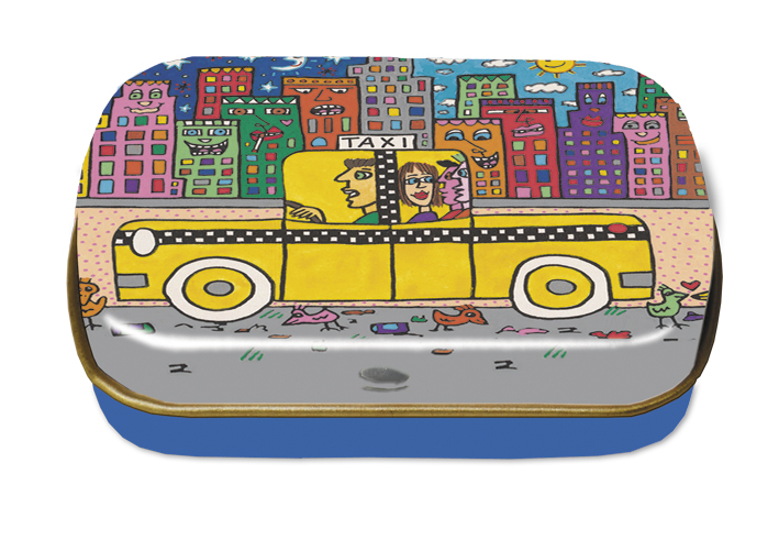 Art-box, If you take a taxi, put it back, James Rizzi, TEMA-produkt