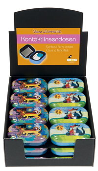 Kontaktlinseetuier, Rosina Wachtmeister, Borddisplay med 24 stk.