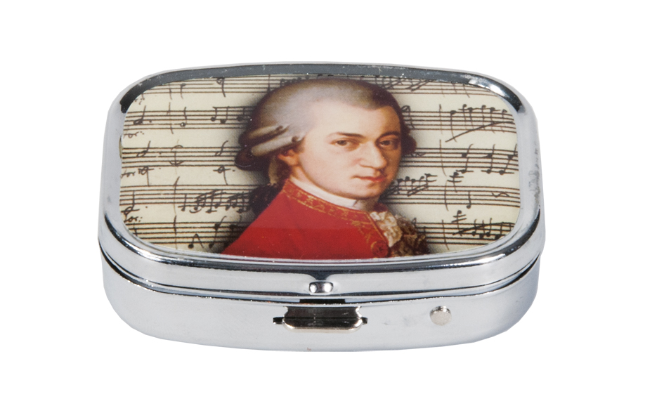 Pilleæske med spejl, Wolfgang Amadeus Mozart TEMA-produkt - 2
