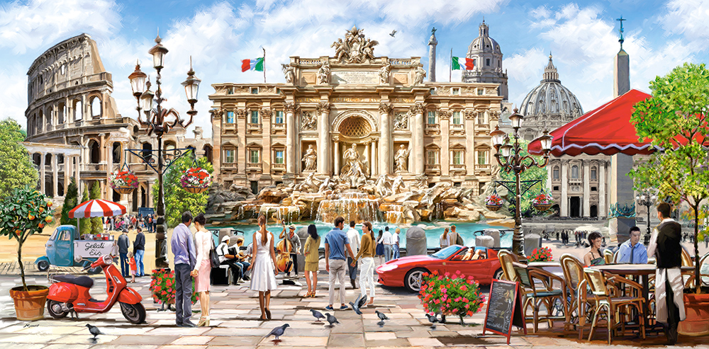 Splendor of Rome, 4000-bitarspussel (C-400270)