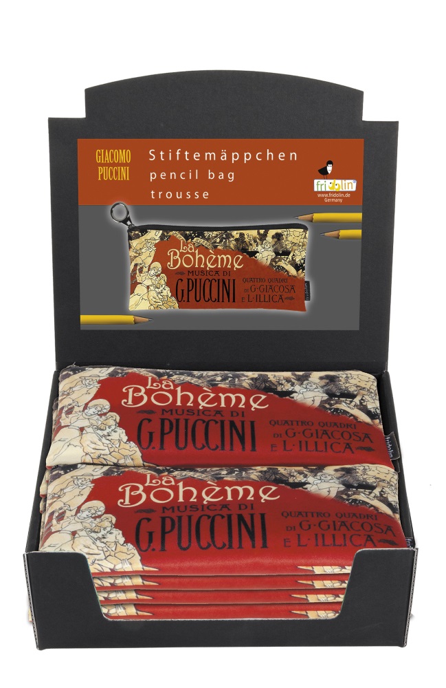 Penalhus, Puccini, La Bohème, Borddisplay med 20 stk. TEMA-produkt