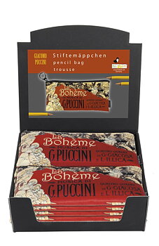 Penalhus, Puccini, La Bohème, Borddisplay med 20 stk. TEMA-produkt