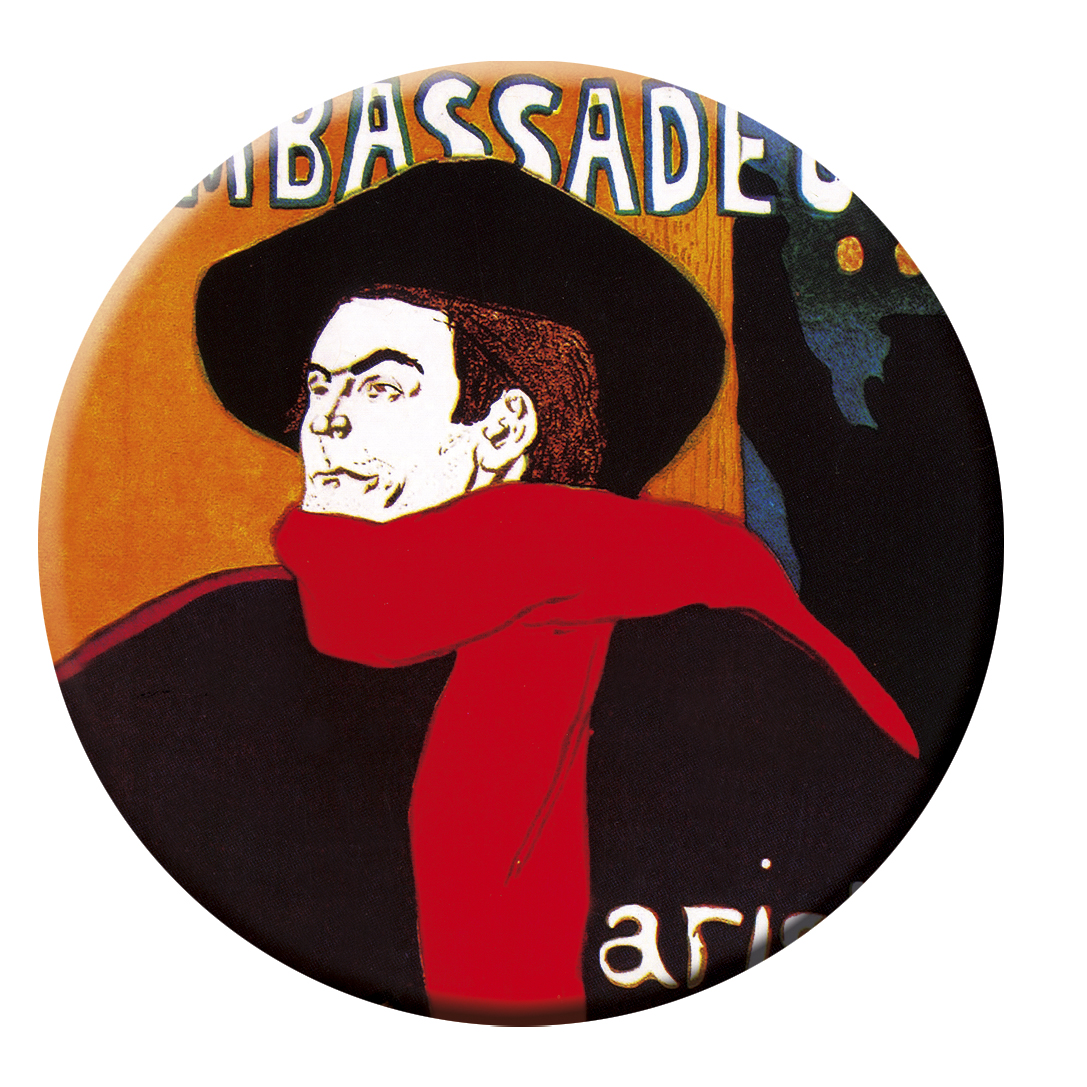 Spegel, Ambassadeur, Lautrec, Art Nouveau, TEMA-produkt