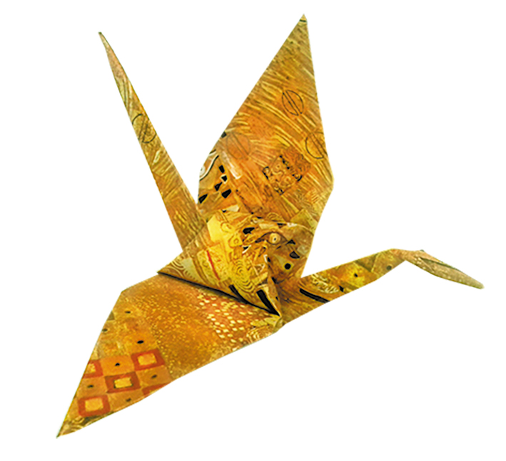 Art Origami, Gustav Klimt, Tranor, Svårighetsgrad: Normal - 2