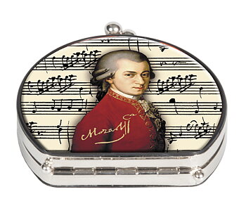 Sminkespejl, stofbeklædt, Mozart, Wolfgang Amadeus Mozart TEMA-produkt