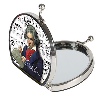 Sminkspegel, tygklädd, Ludwig van Beethoven, TEMA-produkt