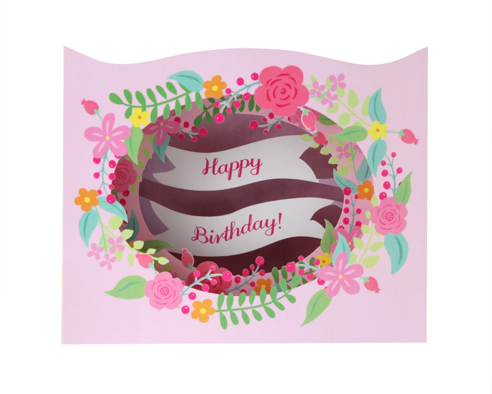 3D-kort, Happy Birthday (SE0430)