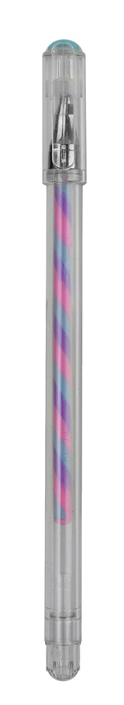 Twist pen, multifärgad gelpenna, sæt med 3 stk - 5
