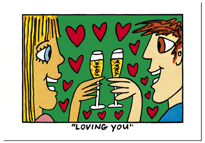 Enkle kort, Loving you, James Rizzi TEMA-produkt