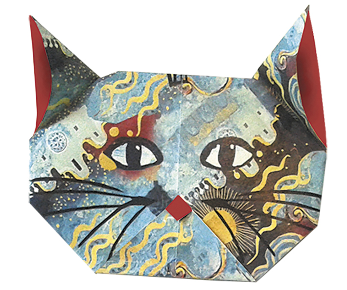 Art Origami, Rosina Wachtmeister, Katter, Svårighetsgrad: Easy - 2