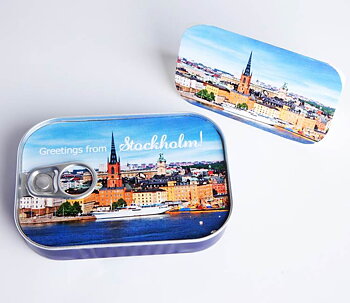 Sardinburks-vykort, Stockholm - Mälardrottningen, Riddarholmen