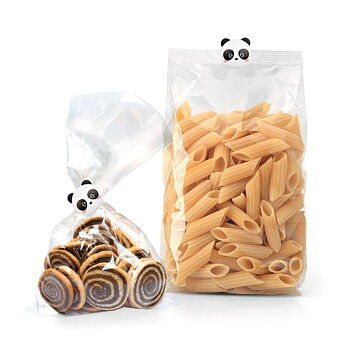 Bag Clips/Påsklämmor, Panda, 6 st