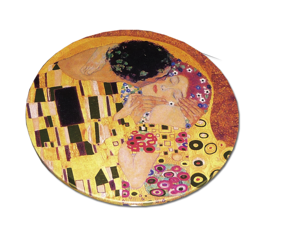 Glasunderlägg, Gustav Klimt, burk med 4 st., TEMA-produkt - 2