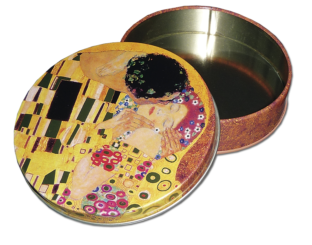Glasunderlägg, Gustav Klimt, burk med 4 st., TEMA-produkt - 5