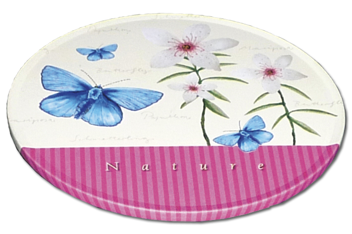 Glasunderlag, Nature fun, dåse med 4 stk. TEMA-produkt