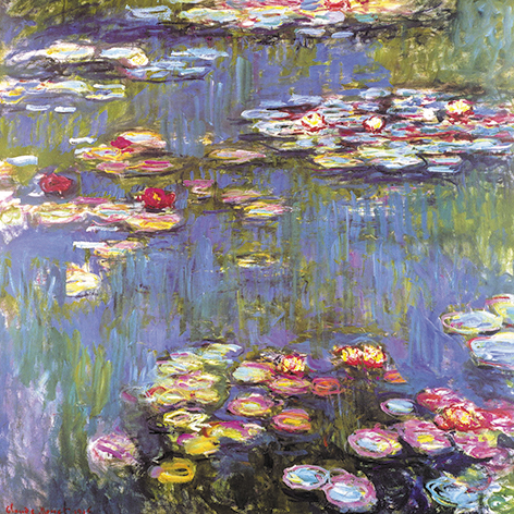 Art Origami, Claude Monet, Svanar, Svårighetsgrad: Easy - 7
