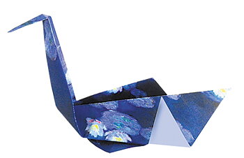 Art Origami, Claude Monet, Svanar, Svårighetsgrad: Easy