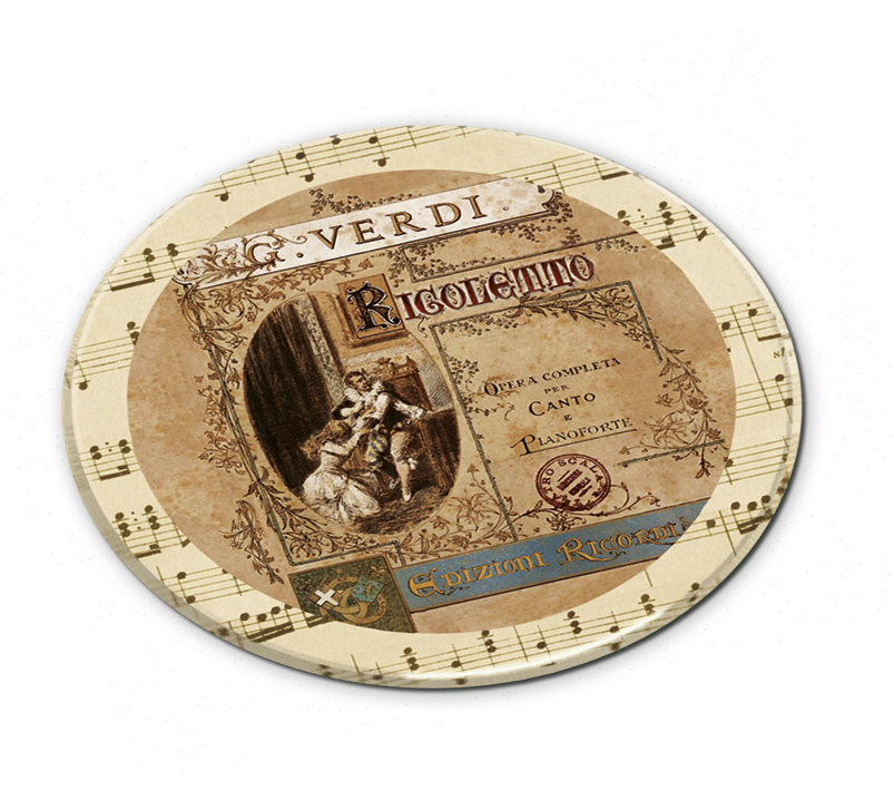 Glasunderlägg, Opera, burk med 4 st., TEMA-produkt - 3
