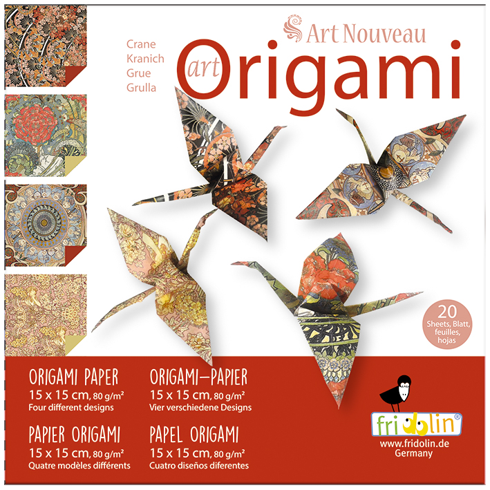 Art Origami, Art Nouveau, Tranor, Svårighetsgrad: Normal