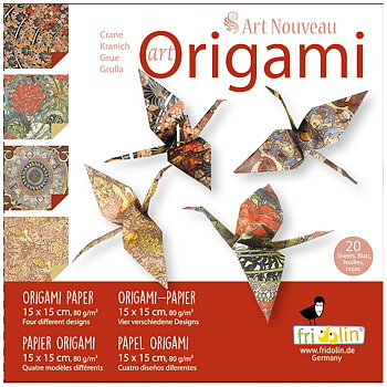 Art Origami, Art Nouveau, Tranor, Svårighetsgrad: Normal