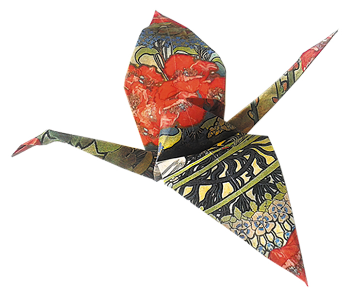 Art Origami, Art Nouveau, Tranor, Svårighetsgrad: Normal - 2