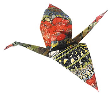 Art Origami, Art Nouveau, Tranor, Svårighetsgrad: Normal