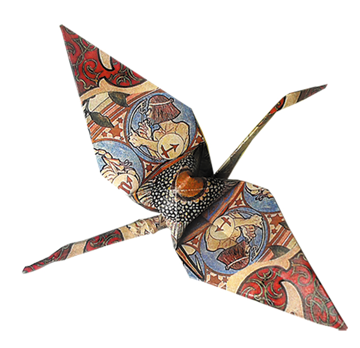 Art Origami, Art Nouveau, Tranor, Svårighetsgrad: Normal - 5