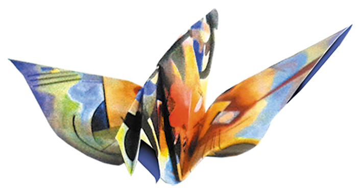 Art Origami, Vasilij Kandinsky, Fugle, Sværhedsgrad: Easy - 5