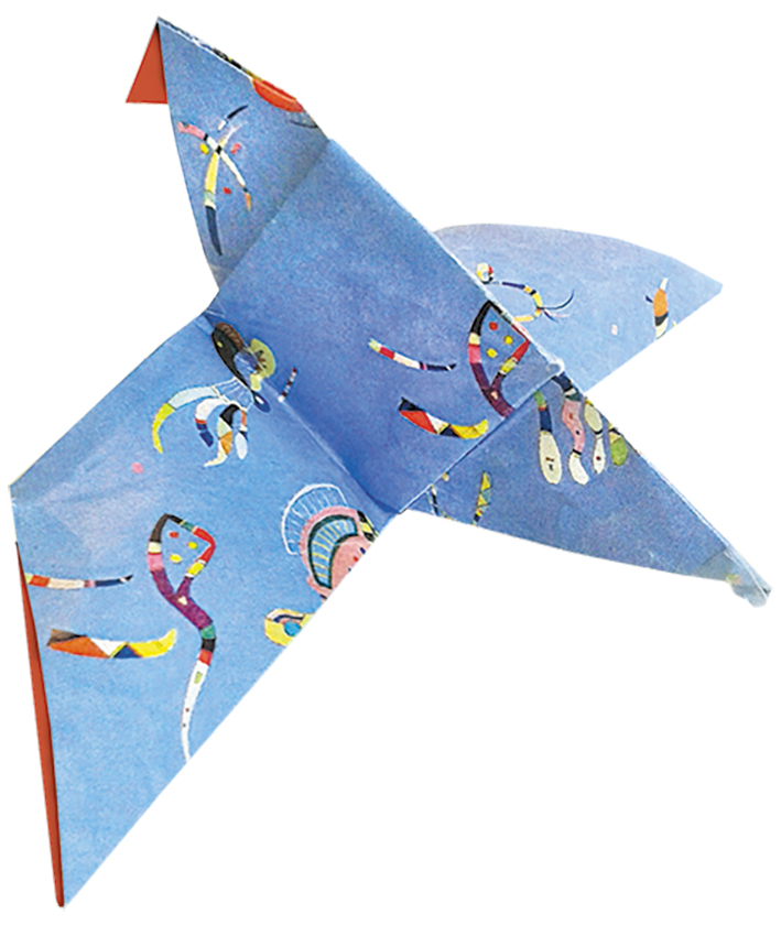 Art Origami, Vasilij Kandinsky, Fugle, Sværhedsgrad: Easy - 2